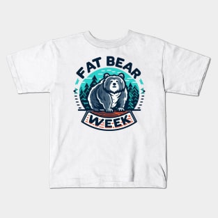 Fat Polar Bear Week Kids T-Shirt